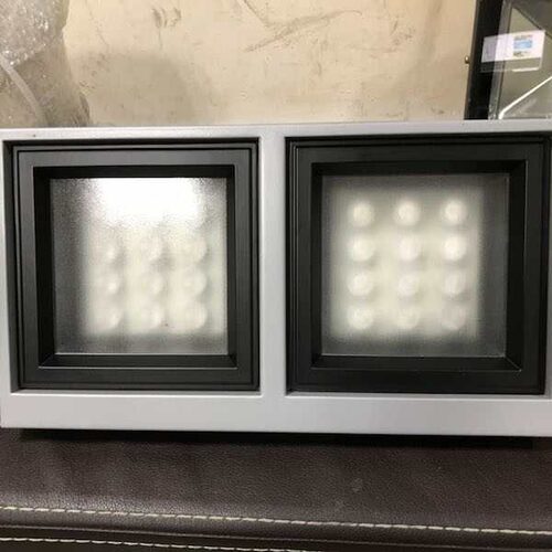 LED方形轨道灯博物馆画廊橱窗展示灯24*2W四线轨道灯成品套件