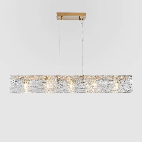 星光玉灯饰轻奢餐厅吊灯后现代简约设计师个性创意吧台玻璃灯具