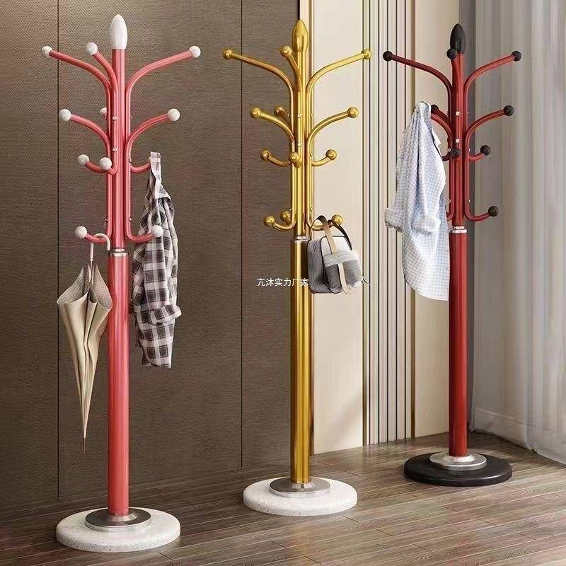 家用客厅立式单杆挂包架子衣帽架落地卧室挂衣架轻奢简易衣服架子