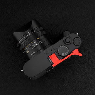 号歌适用于Leica/徕卡Q2指柄莱卡q2相机大拇指手指柄配件热靴盖配件金属材质红色