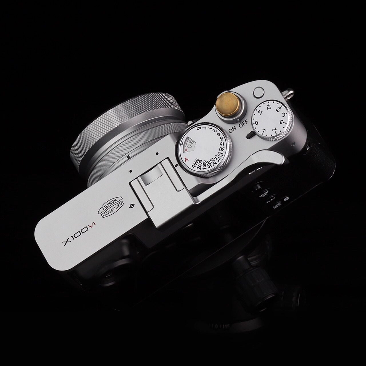 号歌加长款相机热靴盖指柄适用于富士X100VI/X100V相机热靴保护盖大拇指柄增加握持手感银色