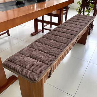 加厚防滑长条凳坐垫实木家用长椅凳子垫餐厅长板凳椅子垫长凳椅垫