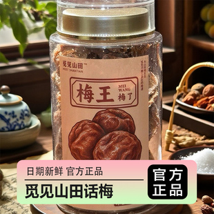 广东汕头特产觅见山田特级话梅王古法日晒大颗料话梅青梅果脯手信
