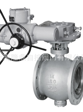 中隆鼎控供应PQ340F/PQ940F/PQ640F电动气动不锈钢法兰偏心半球阀