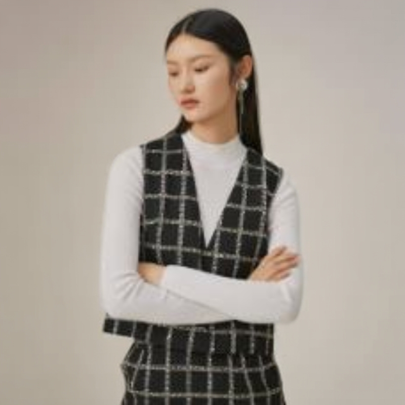 【呼呼严选粉丝专享】马夹V领常规无袖西装马甲300312-96692,女装/女士精品,马夹,淘宝优惠券,粉丝福利购,淘宝优惠卷