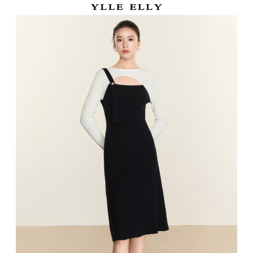 【贝贝&粉丝专享】YLLE ELLY连衣裙女秋冬新款时