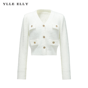 时尚 曼德诗 长袖 气质设计感秋冬新款 Y731 毛针织衫 粉丝专属