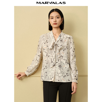 【粉丝专属】M311305510衬衫碎花洋气百搭印花时尚女士