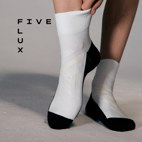 FIVE FLUX TOM系列 短筒袜子INS网球瑜伽运动黑色女士袜 FF