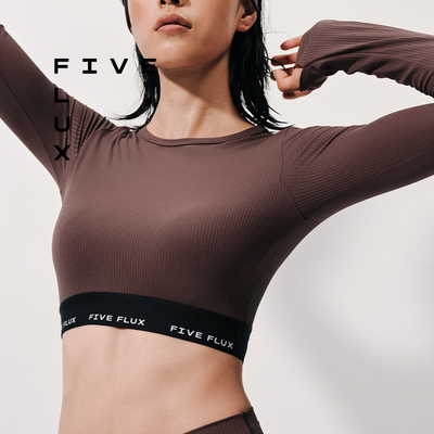 FIVEFLUX运动瑜伽服健身跑步T恤