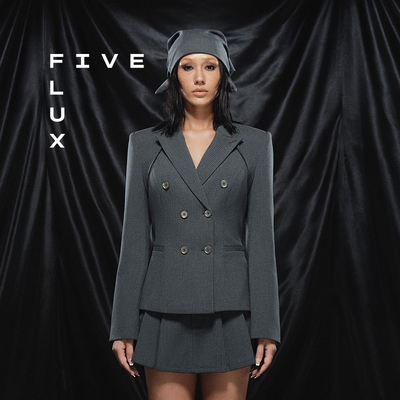 FIVEFLUX解构修身西装外套