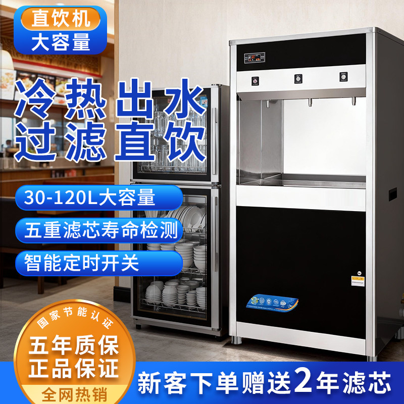 TSS商用直饮机大容量冷热出水过滤净水器智能定时开关节能饮水机