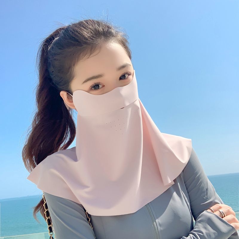 【UPF50+长款护颈防晒面罩】