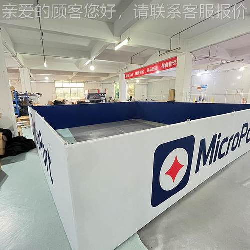 131展会展位中幕秀吊顶空吊环圆告形广吊点吊顶便携式方形快吊环