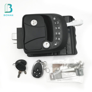 智能房车锁密码 lock旅居拖挂房车通用门锁 遥控电子锁rv