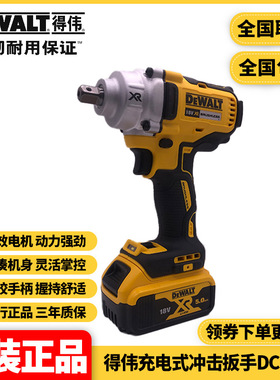 得伟DEWALT汽修锂电20V充电无刷套筒冲击扳手风炮DCF894NT/M2