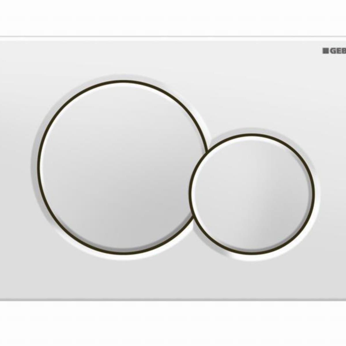 吉博面板sigma01隐藏式暗装水箱挂厕马桶冲水按板白色二代UP300