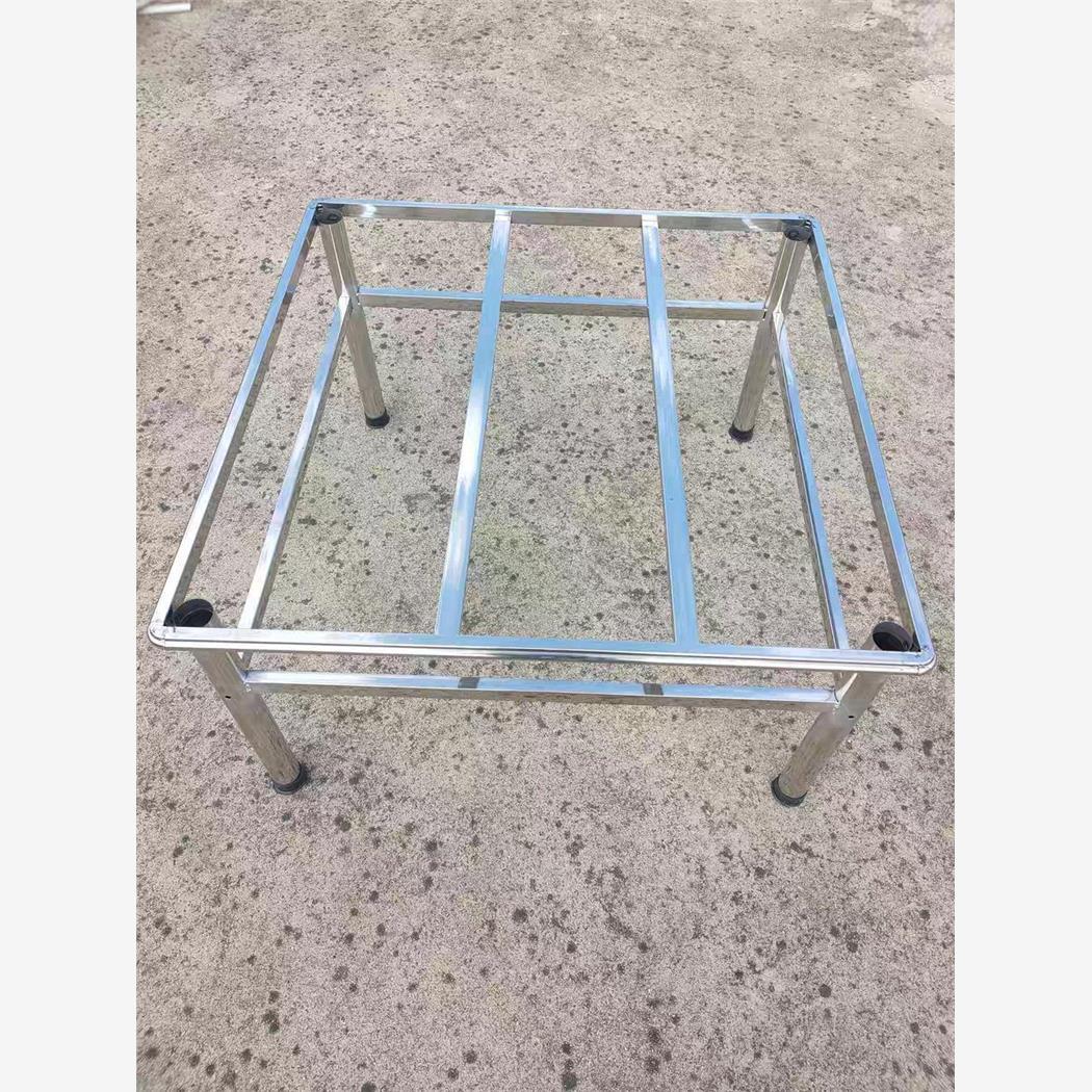 加厚不锈钢瓷砖桌架家用正方形长方形新款不锈钢桌子支架