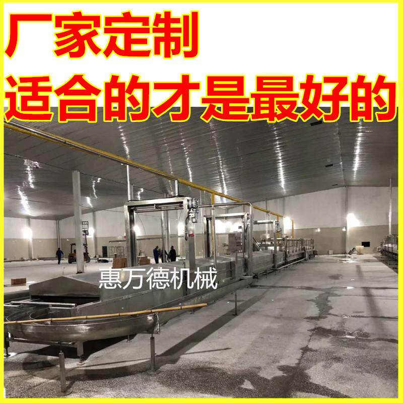 加工供应鱿鱼卷蒸线不锈钢链HWZX500板千页线豆腐蒸式头煮蒸杀菌