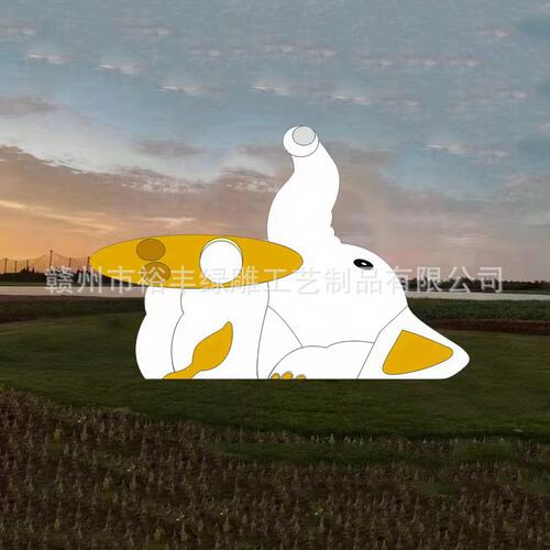 绿雕景观仿真动物绿雕景区景观卡通雕塑仿真大型园林景观绿雕草雕