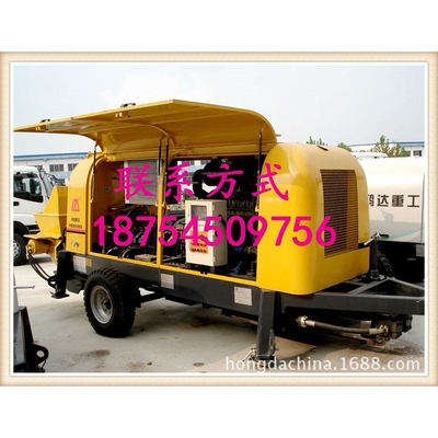 青岛混凝土输送泵 地泵 拖泵 concrete pump40柴油拖泵 道依茨