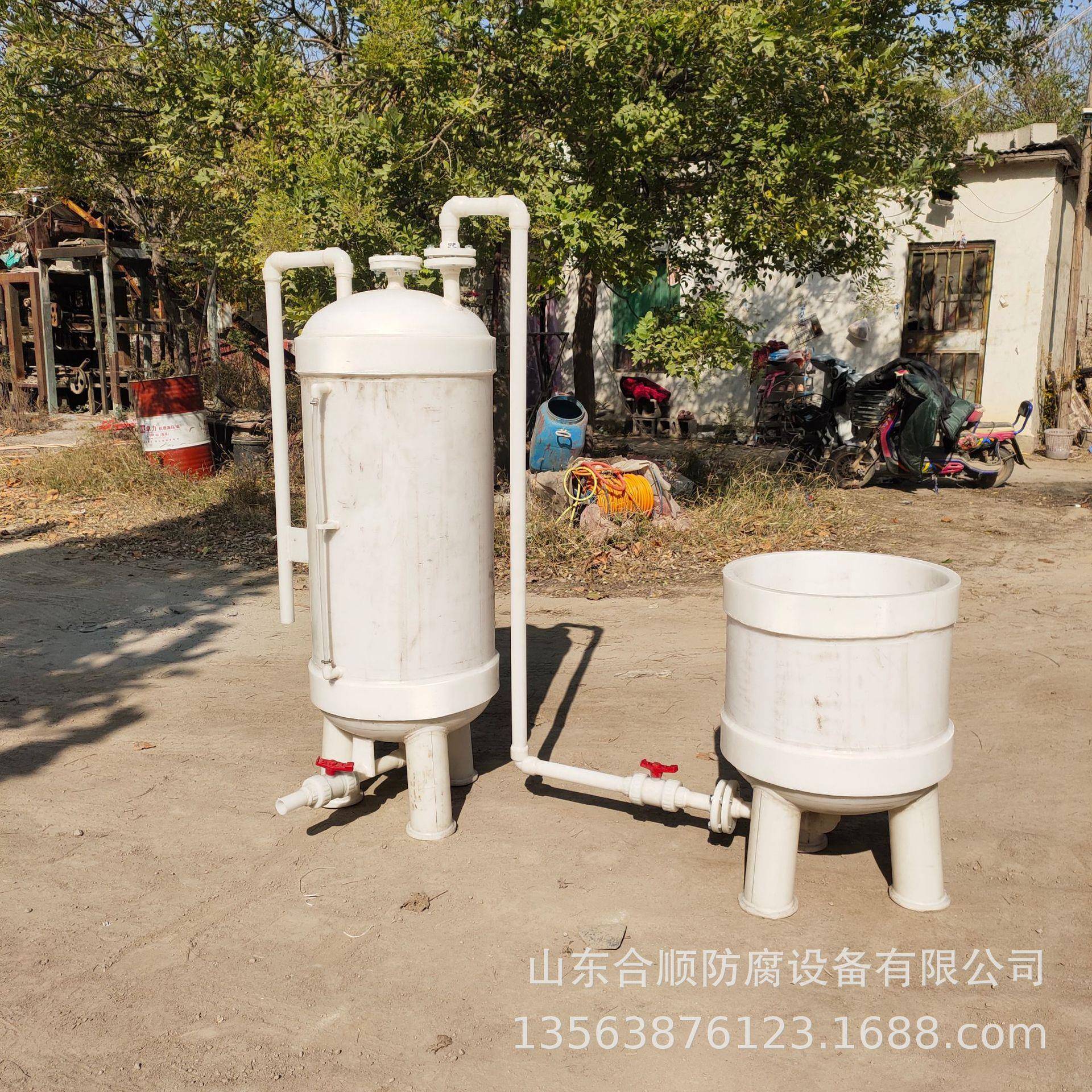 PP真空过滤槽抽滤槽聚丙烯真空过滤器样式按需制作PP抽滤桶