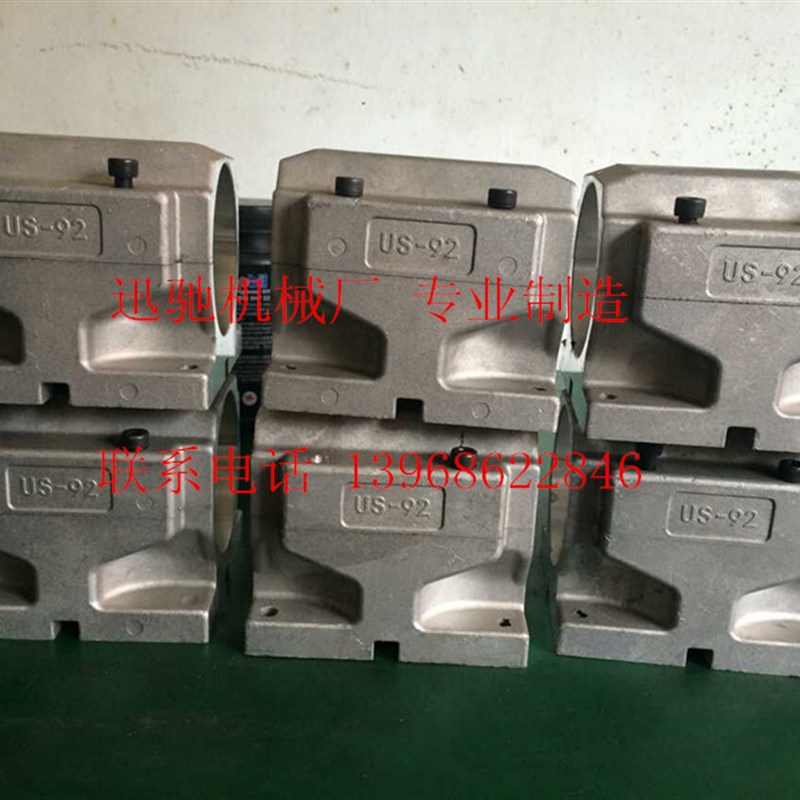 92-平行夹具气动钻孔动力头攻丝机卧式安装支架平行铝座