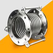 生产304波纹补偿器 钢丝编织网法兰补偿器 不锈钢膨胀节