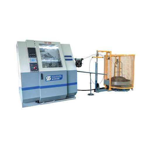 SX-100双锥弹簧数控卷绕机生产双锥形床垫弹簧的数控全自动设备