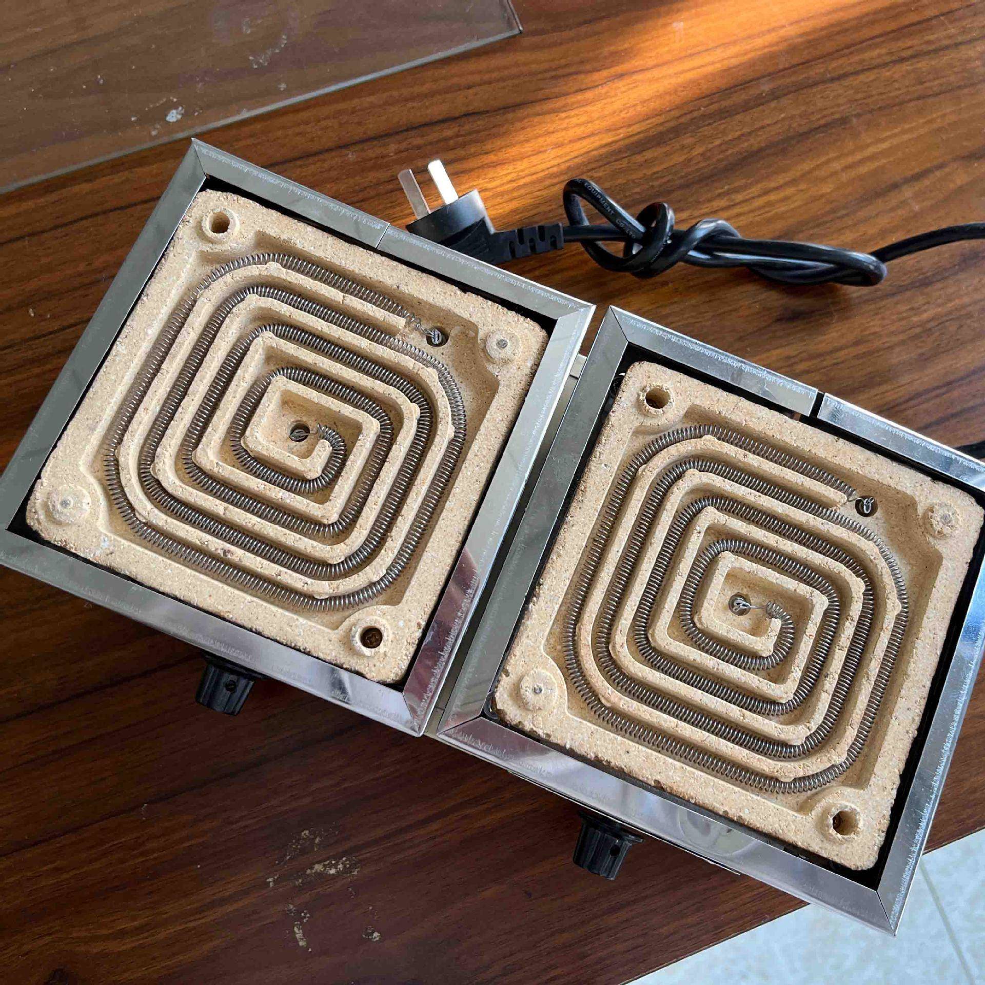 可调温实验室双联万用电炉高温电炉工业电子万用加热炉