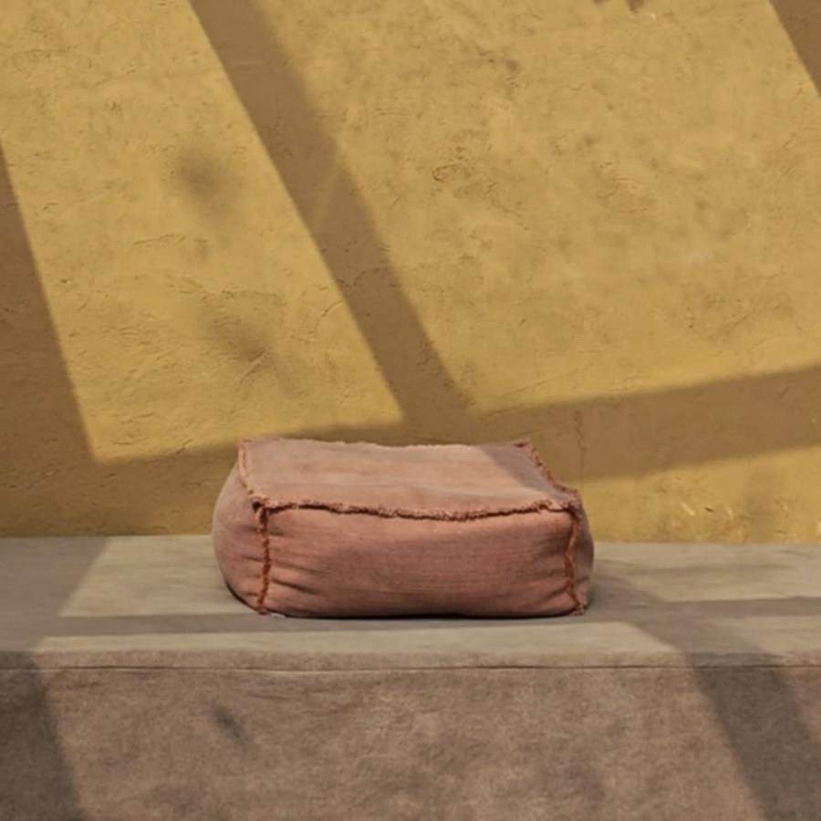 可冲洗室内户外野奢侘寂榻榻米亚麻方形飘窗垫坐墩豆包茶几搁脚凳,居家布艺,蒲团,淘宝优惠券,粉丝福利购,淘宝优惠卷