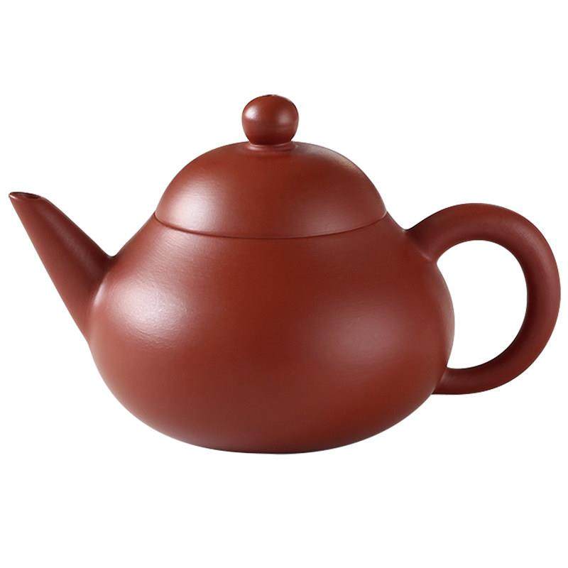 梨形壶潮州朱泥手拉壶章氏功夫茶具冲罐紫砂原矿西塘半手工泡茶小,餐饮具,茶壶,淘宝优惠券,粉丝福利购,淘宝优惠卷