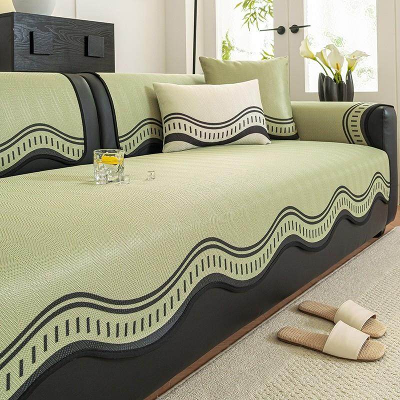 夏季异形沙发垫凉席2025新款不规则直排皮沙发固定防滑沙发盖布巾,居家布艺,沙发垫,淘宝优惠券,粉丝福利购,淘宝优惠卷