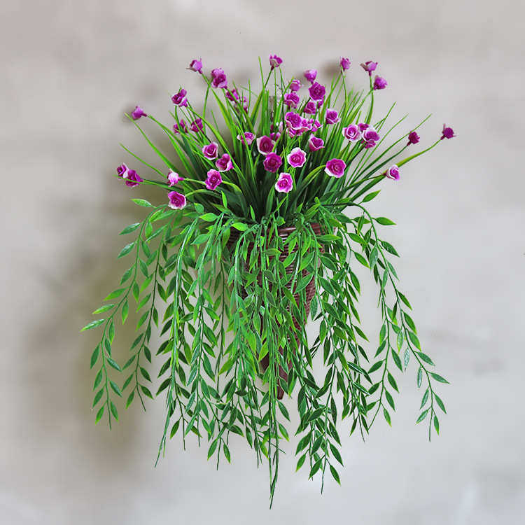 挂墙仿真假花绿植挂篮墙壁装饰室内壁挂塑料花草摆设墙面装饰花艺,鲜花速递/花卉仿真/绿植园艺,仿真绿植,淘宝优惠券,粉丝福利购,淘宝优惠卷