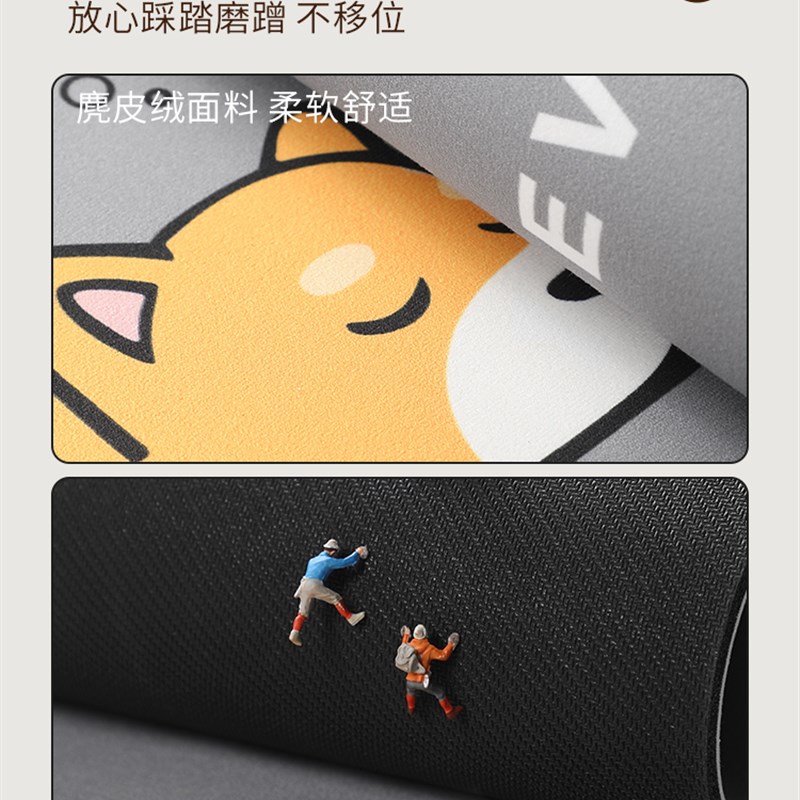 厨房地垫防滑防油可擦免洗硅藻泥吸水垫卡通防水防脏脚垫耐脏地毯