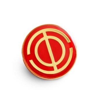 中华全国总工会会徽工会徽章水晶滴塑别针式磁铁式强力磁铁扣10个