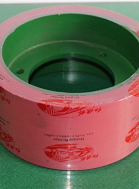 4寸高耐磨砻谷面胶辊 红色加厚型砻谷胶辊 第四代碾米胶轮 包邮