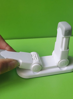 防童门把限位器 带按钮设计 门窗拉手固定夹扣 Door Lever lock