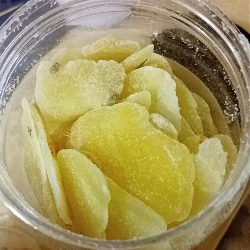 木糖醇姜片原味250g罐装即食姜糖片生姜干嫩姜片泡茶特产休闲零食
