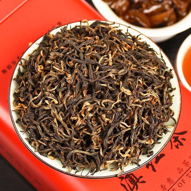 滇红茶叶古树红茶金丝金针散装浓香型红茶礼盒装罐装500g