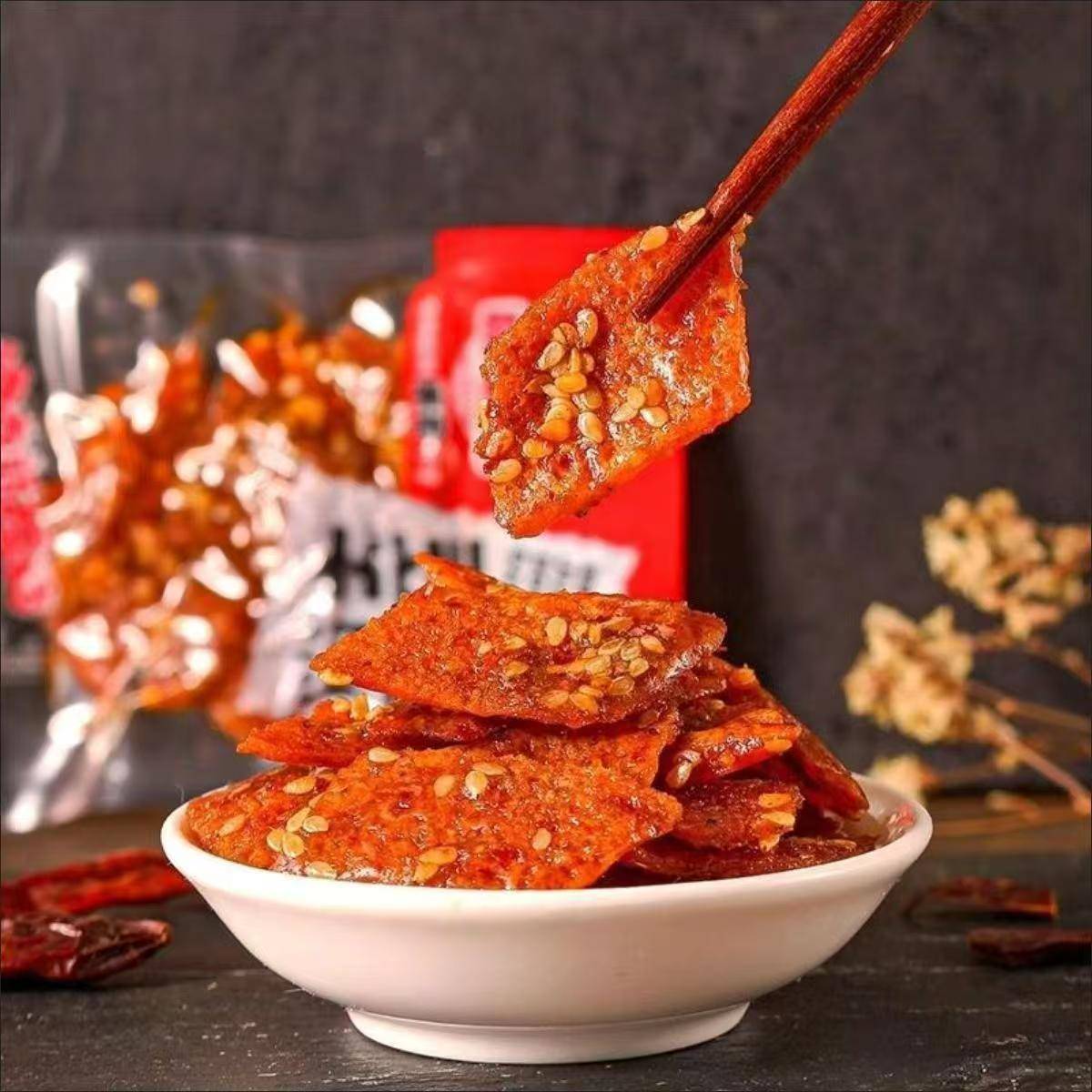 嗨嘴儿生煎豆干袋装湖南特产香辣味麻辣味米奇辣干子休闲麻辣零食