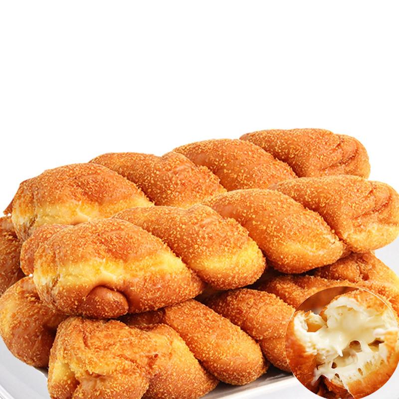 正宗老北京风味爆浆酸奶大软麻花手工正宗豆沙夹心大面包麻花