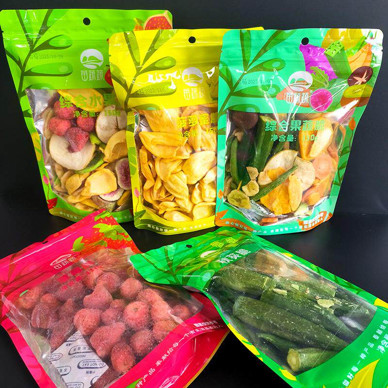 新货苗蔬蔬菠萝蜜脆草莓脆综合果蔬干果干袋装新鲜脱水果网红