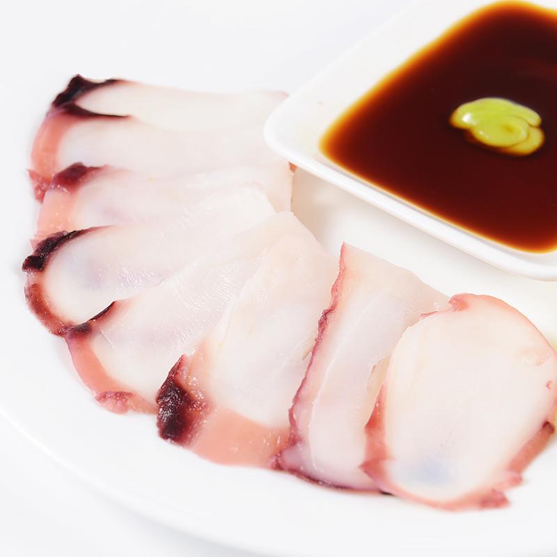 寿司料理刺身 章鱼切片章鱼片 大八爪鱼片 20片解冻即食 章鱼足片