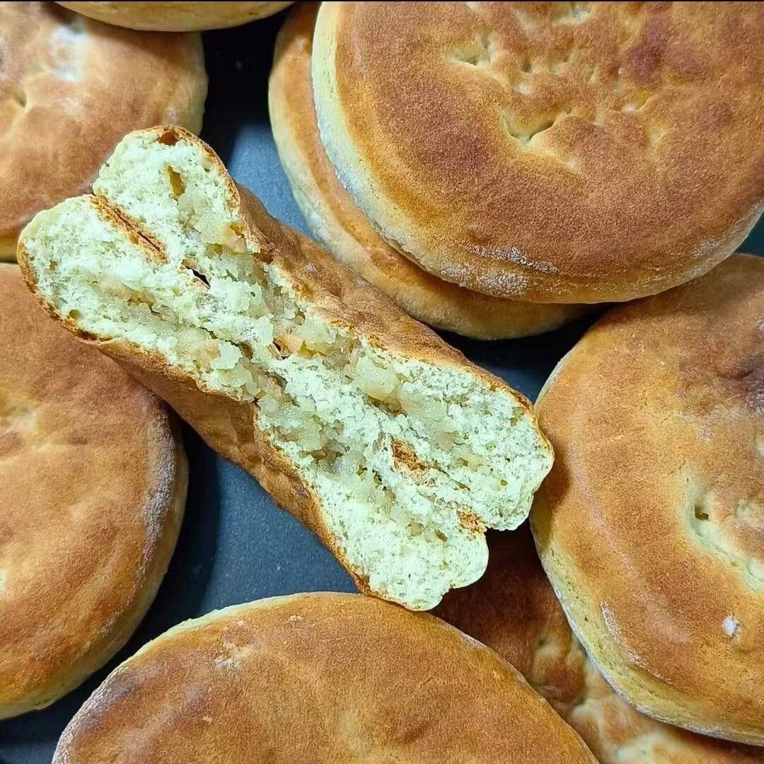 老式饼白糖饼白麻饼散称酥饼白糖麻饼小时候的味道芝麻饼大饼子
