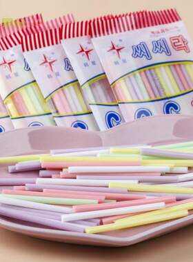 吸管糖粉网红儿童混合味8090儿时怀旧零食棒棒糖吸乐糖果休闲 品