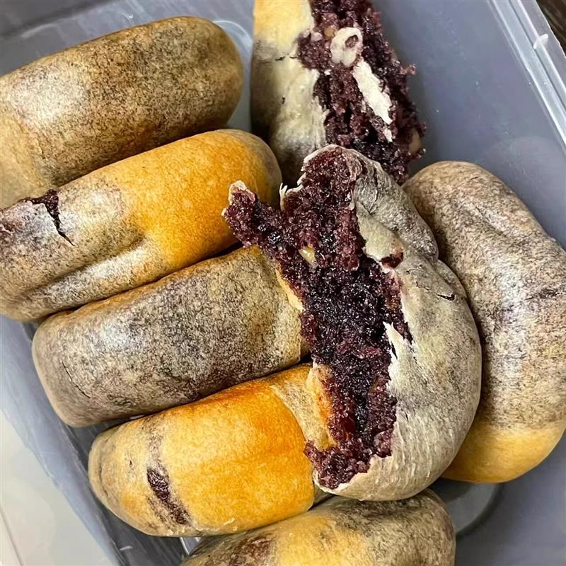 新货黑米饼闽南特产黑米糕