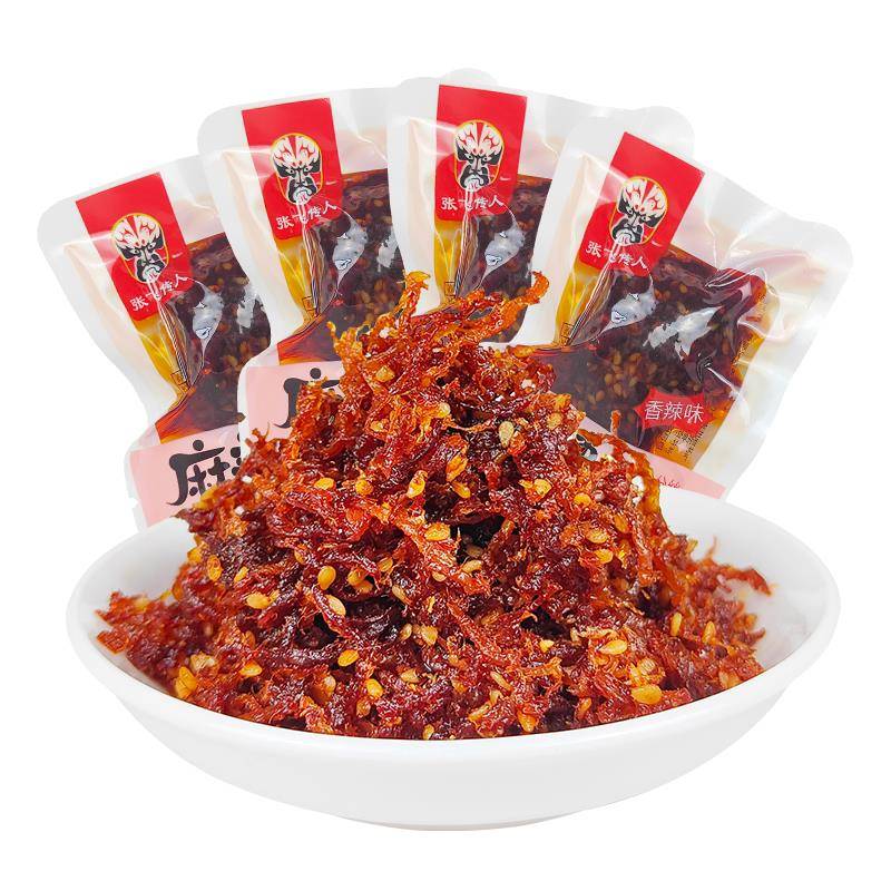 四川特产张飞传人麻辣鸡丝散装独立小包装鸡胸肉丝香辣零食小吃