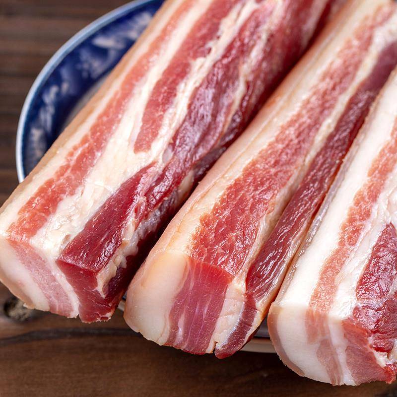 风干腊肉五花肉江西特产猪肉土猪肉腌肉赣南农家特色腊味咸肉食材