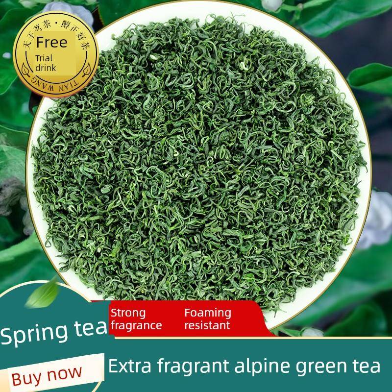 【一斤500g】新茶特浓绿茶正宗明前高山云雾绿茶叶春茶非毛尖茶